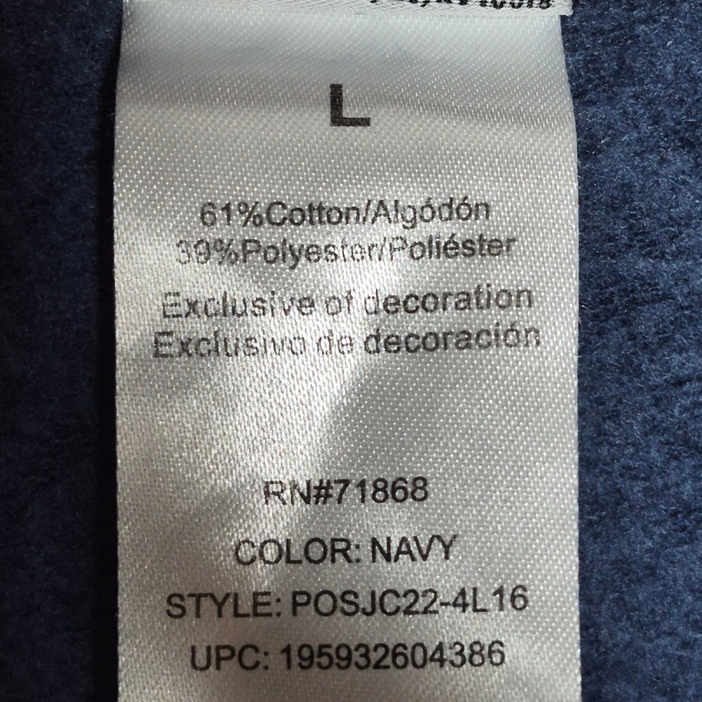 Disney Winnie the Pooh Navy Mineral Wash Zip Hoodie Patch Tigger Piglet Eeyore - Picture 7 of 8